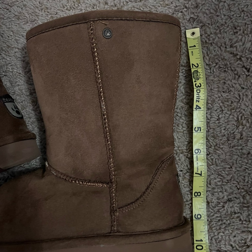 BearPaw Tan Shearling Lined Boots - Picture 10 of 10